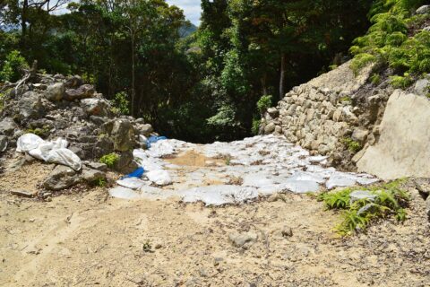 金田城 南門 (城内側)