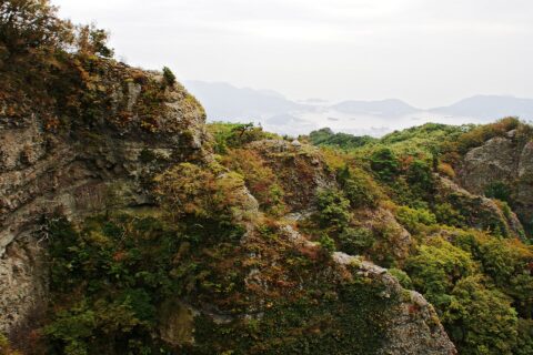 Kankakei in Shodoshima Island, Kagawa Prefecture, Japan