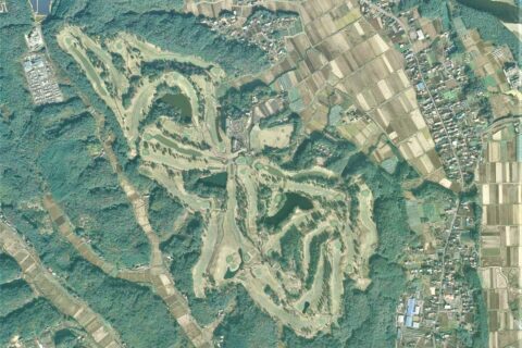Karasuyamajo Country Club, Nasukarasuyama Tochigi Aerial photograph.2016