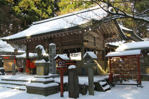 葛木神社 拝殿