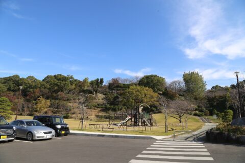 ​熊本県菊池市の菊池城跡、現在は菊池神社。