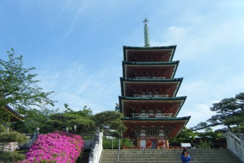 Kōsanji, Onomichi City, Hiroshima Prefecture, Japan.