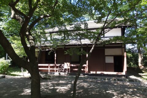 久保田城御物頭御番所。城内に残る唯一の江戸時代の遺構である。