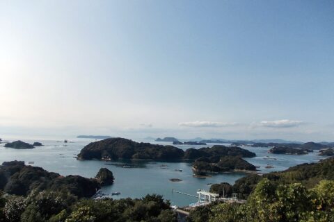 View of the 99 Islands from Funakoshi Viewpoint, Sasebo, Nagasaki, Japan