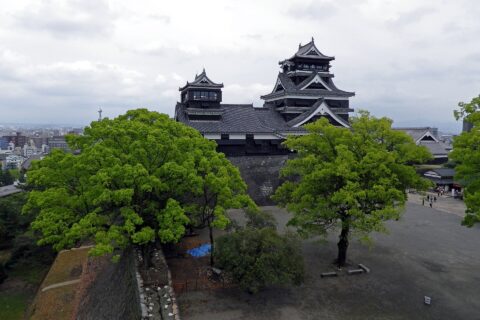 The Keep of Kumamoto Castle from Uto Yagura