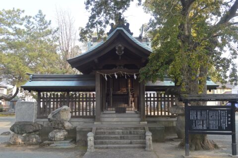福岡県久留米市瀬下町265-1の水天宮にある真木神社。