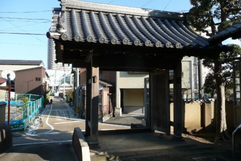 久留米城の二の丸の乾門の裏