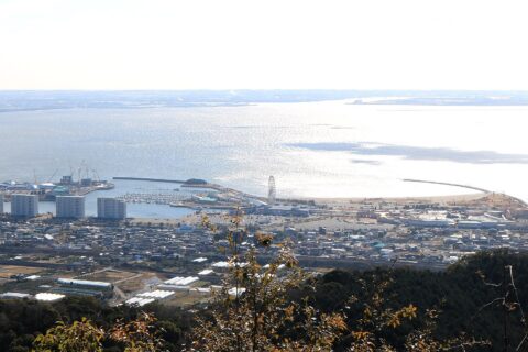 Laguna Ten Bosch seen from Mount Togami in Gamagori, Aichi prefecture, Japan.