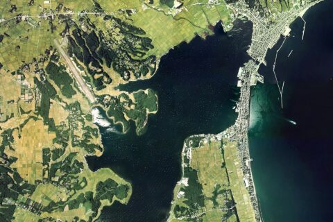 Lake Kamo Aerial photograph.1976