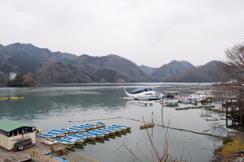 Lake Sagami, Sagamihara, Kanagawa Pref., Japan.