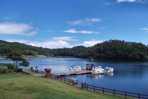 ​志高湖、大分県別府市