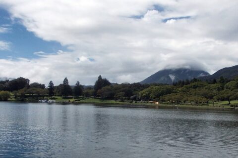 Lake Shidaka, Beppu, Oita, Japan