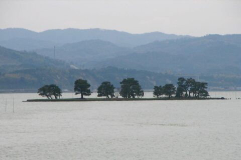 Yomegashima Island on the Lake Shinji, Matsue, Shimane Prefecture, Japan