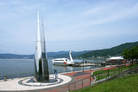 諏訪湖, 長野県諏訪市