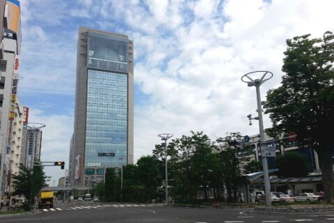 郡山駅前にあるビックアイ