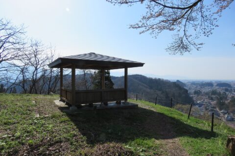 The lookout at the Kakunodate Castle remains, Japan.