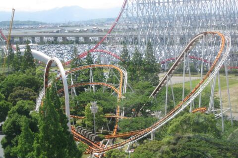 ナガシマスパーランド「ルーピングスター」全景