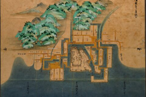 正保城絵図『備後国之内三原城所絵図』