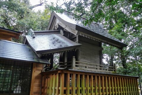 ​島根県出雲市にある須佐神社。境内社：天照社本殿