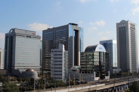 幕張新都心の遠景