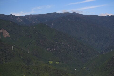 天狗倉山から望む大台ヶ原山