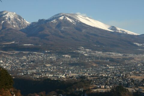 浅間山を南西から望む。 座標は非撮影者による推定です。
