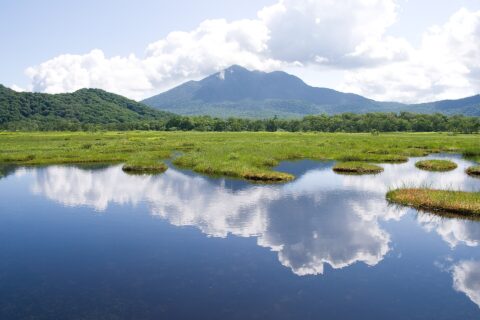 尾瀬ヶ原湿原と燧ヶ岳