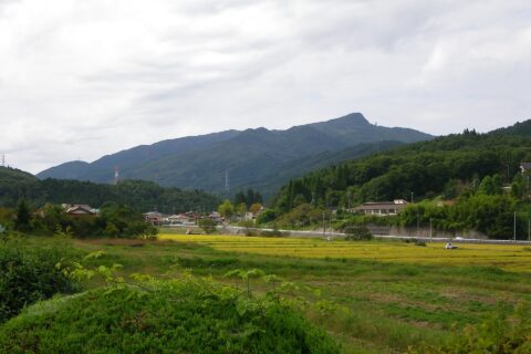 ​冠山を東微北から望む。