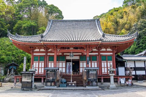 広島県福山市草戸町にある真言宗大覚寺派の明王院。国宝・本堂。