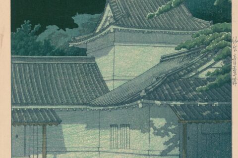 昭和10(1935)年に渡辺画版店から出版された川瀬巴水の版画集内の作品