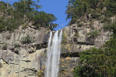 Nachi Waterfall photographed in late December. Nachikatsuura, Wakayama Prefecture, Japan.