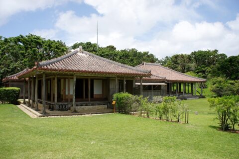識名園。所在地は沖縄県那覇市。ユネスコ世界文化遺産「琉球王国のグスク及び関連遺産群」の一部