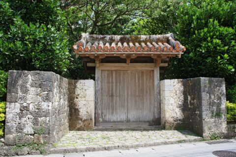 識名園。所在地は沖縄県那覇市。ユネスコ世界文化遺産「琉球王国のグスク及び関連遺産群」の一部