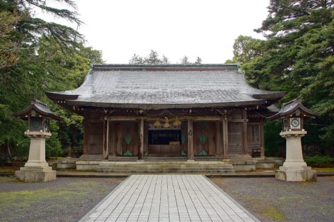 名和神社拝殿（鳥取県西伯郡大山町）