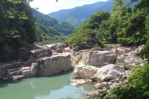 Nezame no Toko in Agematsu, Nagano Prefecture, Japan.
