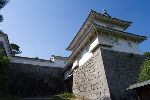 二本松城、箕輪門と附櫓（霞ヶ城公園）