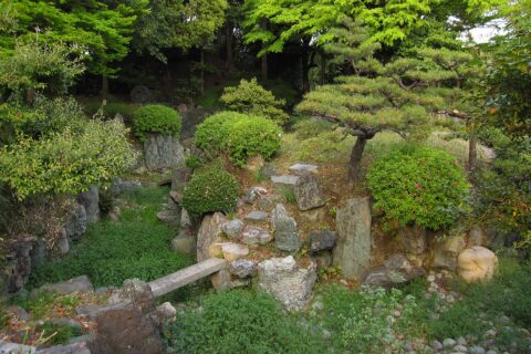 Ninomaru Garden at Nagoya Castle, close to the teahouse.