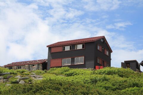 Nishikoma Sanso around the peak of Mount Shogigashira in Kiso Mountains, Ina, Nagano Prefecture, Japan.