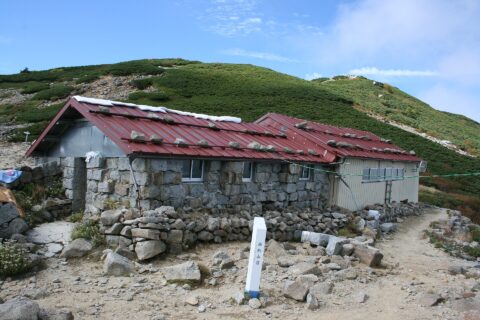 Nishikoma Sanso in Mount Shōgigashira of Kiso Mountains, Ina, Nagano, Japan.