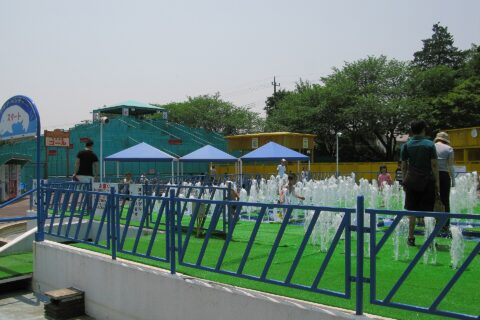 清水公園 噴水迷路「アクアベンチャー」（千葉県野田市）