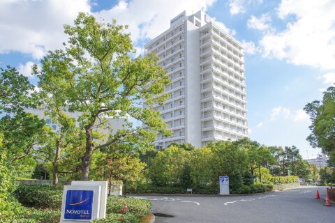 Photograph of Novotel Koshien, formerly known as Koshien Miyako Hotel, in Nishinomiya, Hyogo Prefecture, Japan.