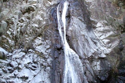 Otaki Waterfall of Nunobiki Waterfalls in Kobe, Hyōgo, Japan.