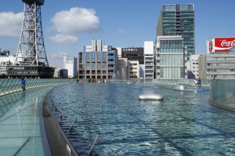 Oasis 21, Spaceship Aqua.(Higashi Ward, Nagoya City, Aichi Prefecture, Japan)