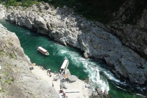 大歩危遊覧船（徳島県三好市）