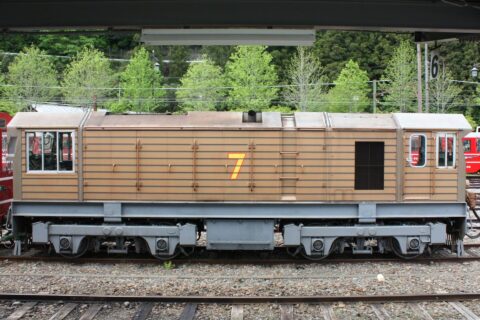 大井川鐵道DD20形DD202「きかんしゃトビー号」側面（2026年4月29日 千頭駅）