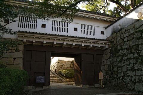 Okayama Castle in Okayama, Okayama prefecture, Japan