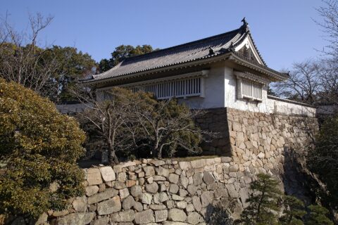 Okayama Castle in Okayama, Okayama prefecture, Japan