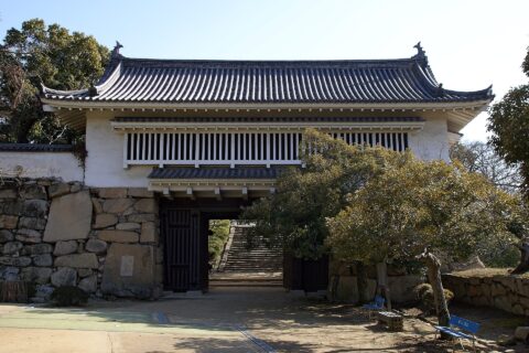 Okayama Castle in Okayama, Okayama prefecture, Japan