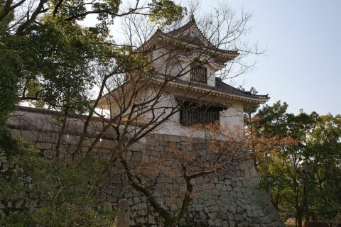 Okayama Castle in Okayama, Okayama prefecture, Japan