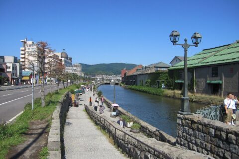夏の小樽運河
